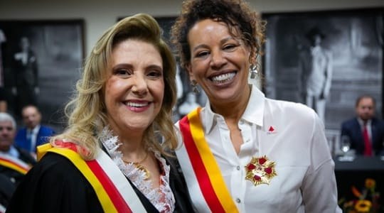 Desembargadora Denise Horta e ministra Edilene Lôbo